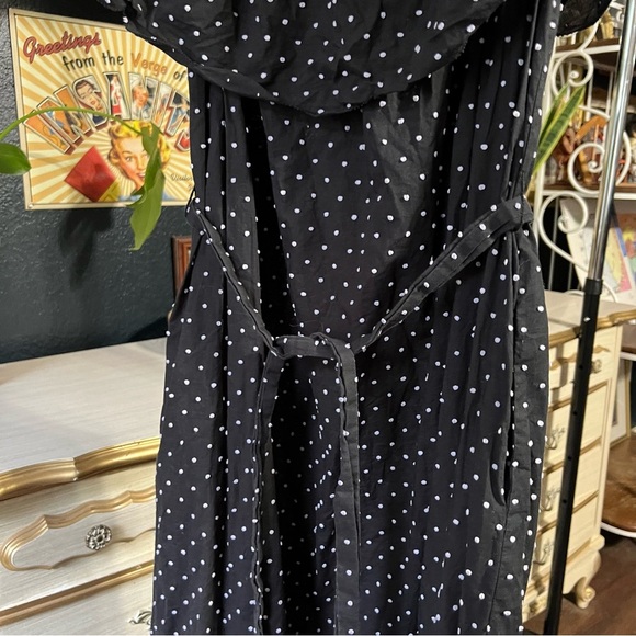 Marysia Resort Maxi Dress Off Shoulder Swiss Polka Dot - Picture 3 of 11